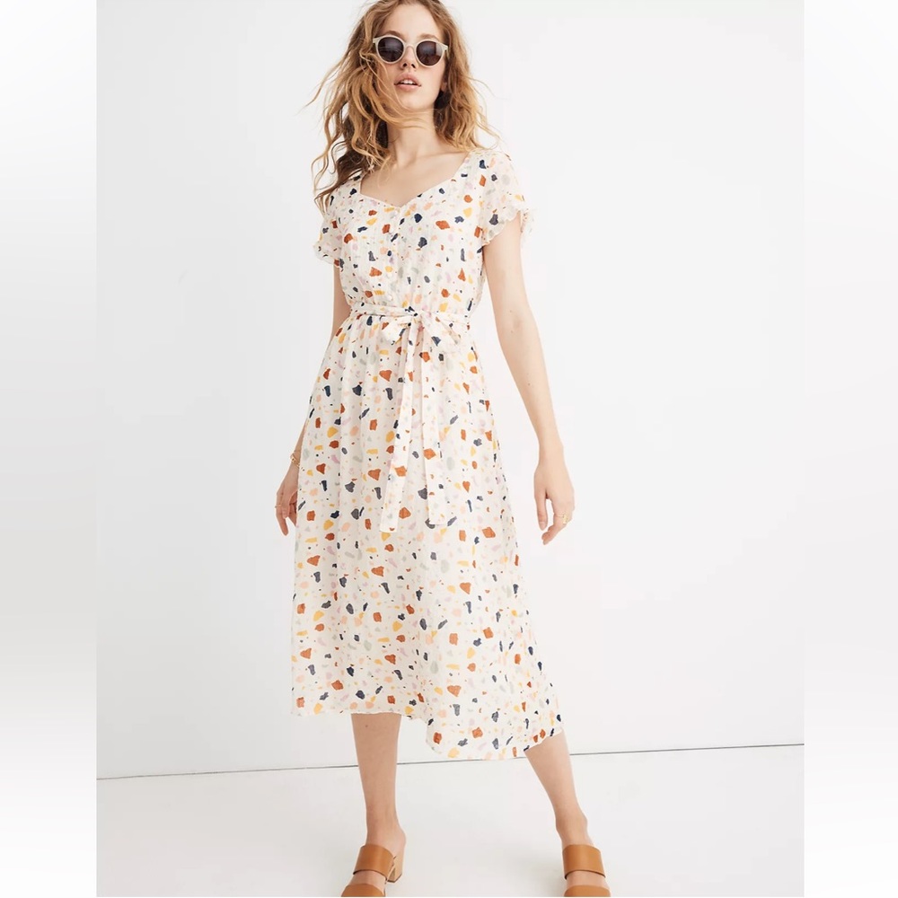 Madewell Terrazzo Midi Dress
